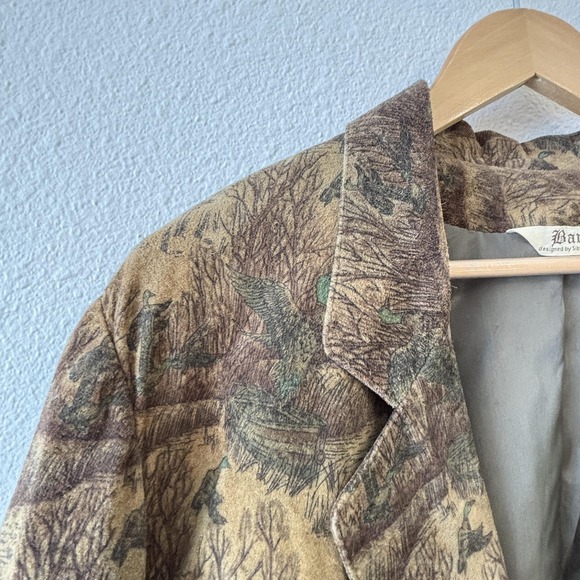 Vintage Bart Sibylle Lyn Canada Duck Wildlife Blazer Jacket Womens Size 10 Artsy - Picture 5 of 9